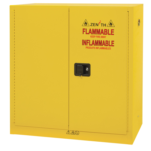 Armoire pour produits inflammables, 24 gal., 2 Porte(s), 43" La x 44" h x 12" p Pathway Supply LP