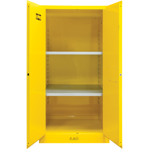 Armoire pour produits inflammables, 60 gal., 2 Porte(s), 34" La x 65" h x 34" p Pathway Supply LP