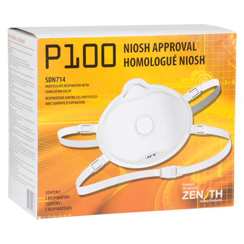 Respirateur contre les particules, P100, Certifi&eacute; NIOSH, Moyen/grand Pathway Supply LP