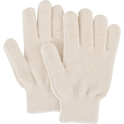 Heat-Resistant Gloves, Terry Cloth, Large, Protects Up To 212° F (100° C) Pathway Supply LP