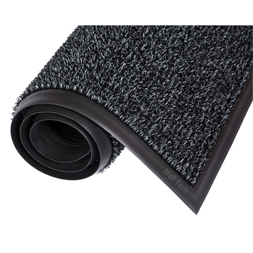 Astro-Plus Mat, Polyethylene, Scraper Type, Textured Pattern, 6-3/10' x 8', Brown Pathway Supply LP
