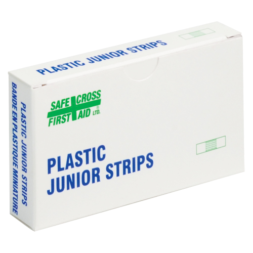 Junior Strips Bandages, Rectangular/Square, 1-1/2", Plastic, Non-Sterile Pathway Supply LP
