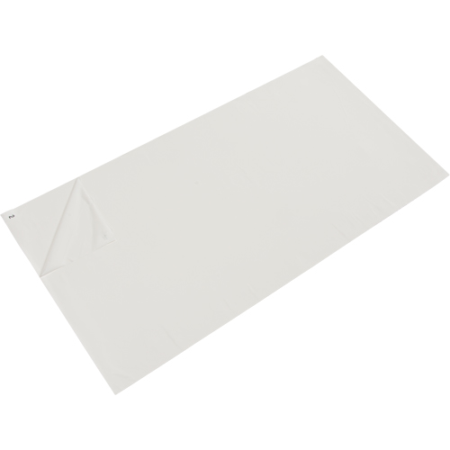 Tapis pelables de rechange pour salle blanche, &eacute;paisseur 1,57 mils, 2' la, 3-3/4' lo x Blanc Pathway Supply LP