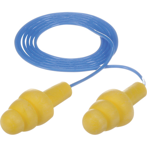 E-A-R Ultrafit Premolded Earplugs, Corded, Bulk - Polybag, 25 dB NRR, One-Size Pathway Supply LP