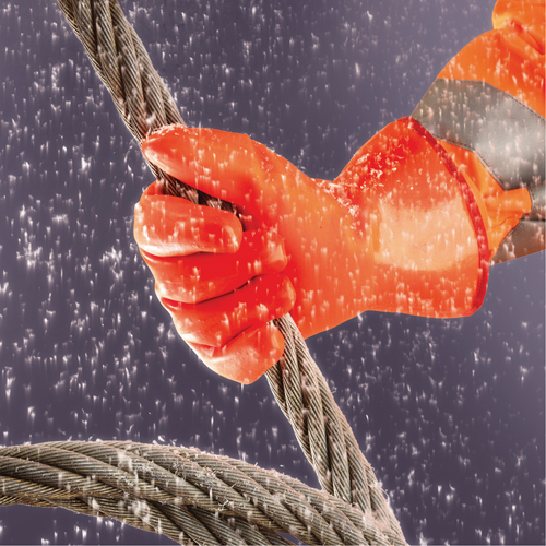 Gants Polar Grip 23-700, 9/Grand, R&ecirc;vetement PVC, Enveloppe en Nylon Pathway Supply LP