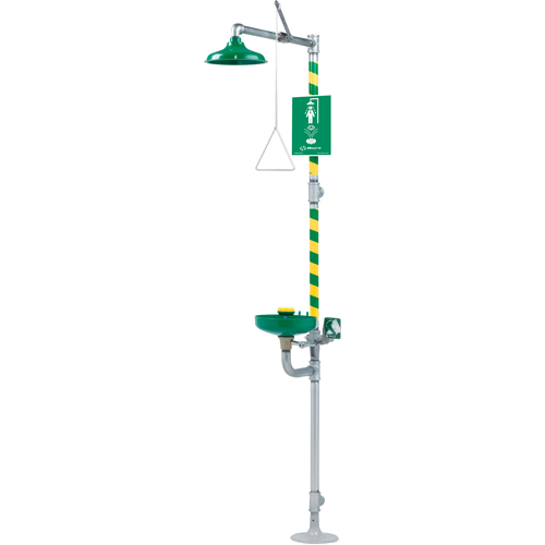 Combinaisons de douche oculaire/faciale & douche d'urgence, Socle Pathway Supply LP