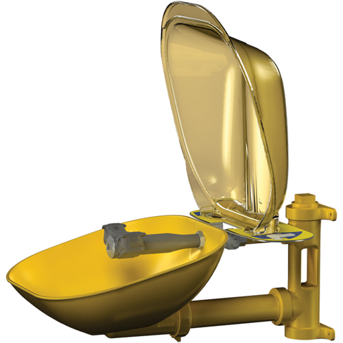 Poste de douche oculaire Halo, Installation Montage mural, Bol Plastique Pathway Supply LP