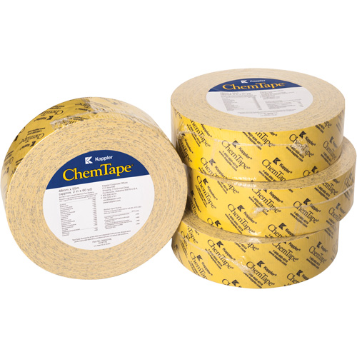 ChemTape&reg; Chemical-Resistant Tape, 50.8 mm (2") x 50 m (164'), Yellow Pathway Supply LP