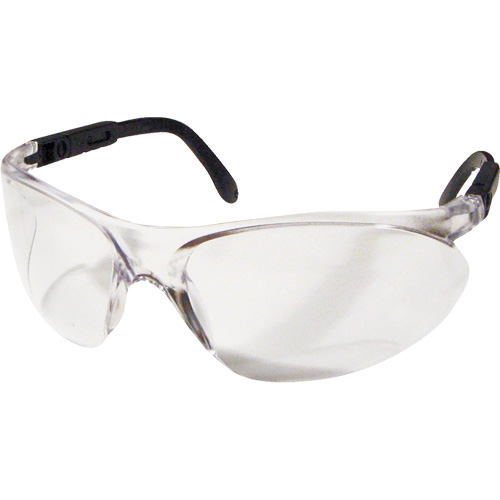 Lunettes de s&eacute;curit&eacute; CNC avec branches ajustables, Lentille Transparent, Anti-&eacute;gratignures, ANSI Z87+/R&eacute;pond ou surpasse la norme CSA Z94.3 Pathway Supply LP