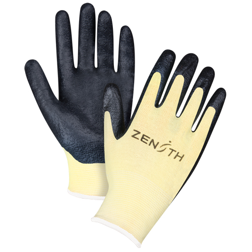 Gants r&eacute;sistants &agrave; la coupe avec prise sup&eacute;rieure, Taille 12/3T-Grand, Calibre 13, Rev&ecirc;tement Mousse de nitrile, Enveloppe en Aramide, ANSI/ISEA 105 niveau 3/EN 388 niveau 5 Pathway Supply LP