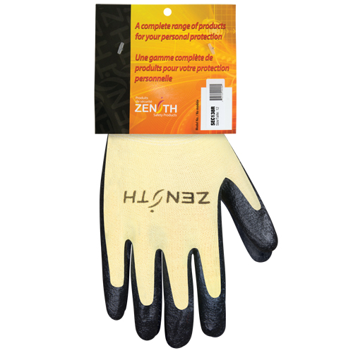 Gants r&eacute;sistants &agrave; la coupe avec prise sup&eacute;rieure, Taille 3T-Grand, Calibre 13, Rev&ecirc;tement Mousse de nitrile, Enveloppe en Aramide, ANSI/ISEA 105 niveau 3/EN 388 niveau 5 Pathway Supply LP