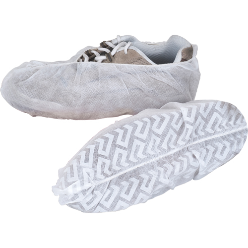 Couvre-chaussures, Grand, Polypropyl&egrave;ne, Blanc Pathway Supply LP