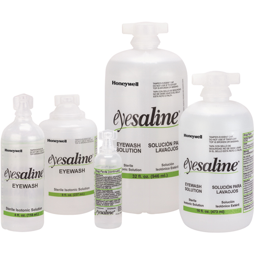 Saline Eyewash Bottles, Full Bottle, 8 oz. Pathway Supply LP