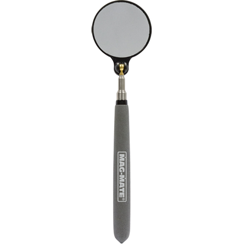 Inspection Mirror, Circular, 2-1/4" L x 2-1/4" W, Telescopic Pathway Supply LP