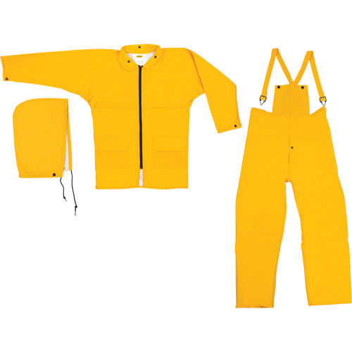 Natpac Rain Suit, Nylon, Small, Yellow Pathway Supply LP