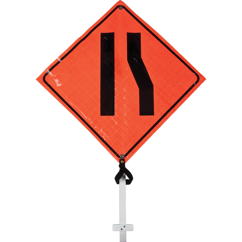 Narrow Road Pole Sign, 24" x 24", Vinyl, Pictogram Pathway Supply LP
