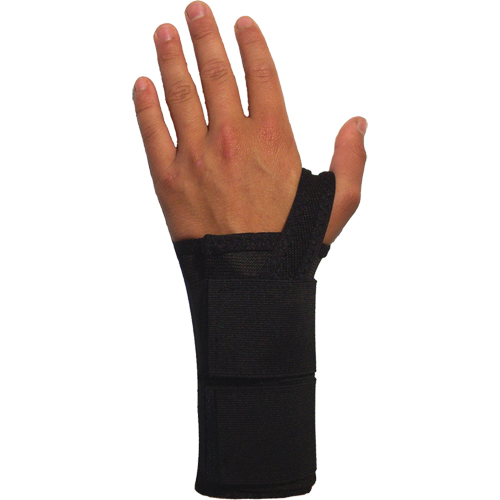 Dual Elastic Wrist Supports, Elastic, Left Hand, Small Pathway Supply LP