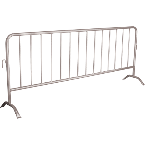 Barri&egrave;re portative, Emboîtables, 102" lo x 40" h, Argent Pathway Supply LP