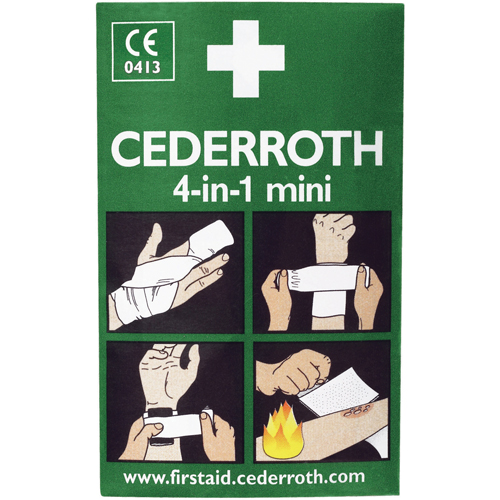 Coagulant 4-dans-1 Cederroth, 5" lo x 3" la Pathway Supply LP