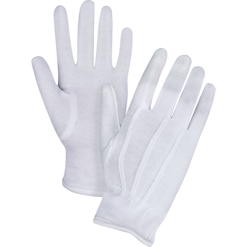 Parade/Waiter's Gloves, Cotton, Hemmed Cuff, Large Pathway Supply LP