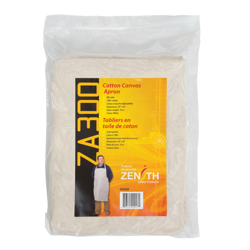 Apron, Cotton, 36" L x 29" W, Natural Pathway Supply LP