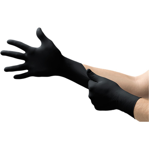 MidKnight&reg; Exam Gloves, X-Large, Nitrile, 4.7-mil, Powder-Free, Black, Class 2 Pathway Supply LP