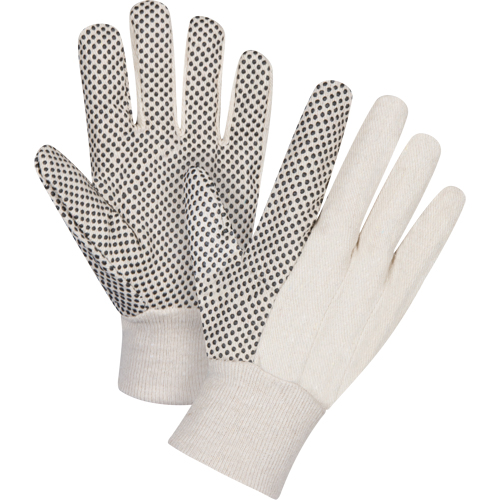Gants en toile de coton &agrave; pois sur la paume, 8 oz, Grand Pathway Supply LP
