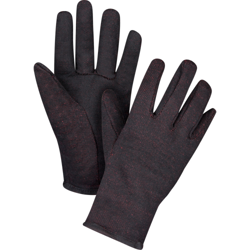 Gants de jersey, Grand, Brun, Molleton rouge, &agrave; enfiler Pathway Supply LP