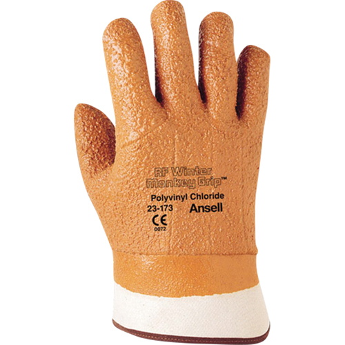 Gants d'hiver Monkey Grip 23-173, 10/T-Grand, R&ecirc;vetement PVC, Enveloppe en Mousse Pathway Supply LP