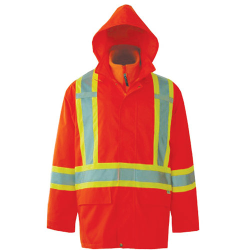 Journeyman 3-in-1 Safety Jackets, Polyester, High Visibility Orange, Small Pathway Supply LP