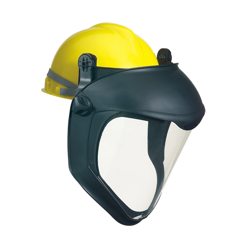 Uvex&reg; Bionic Faceshield with Hardhat Adapter, Polycarbonate Pathway Supply LP