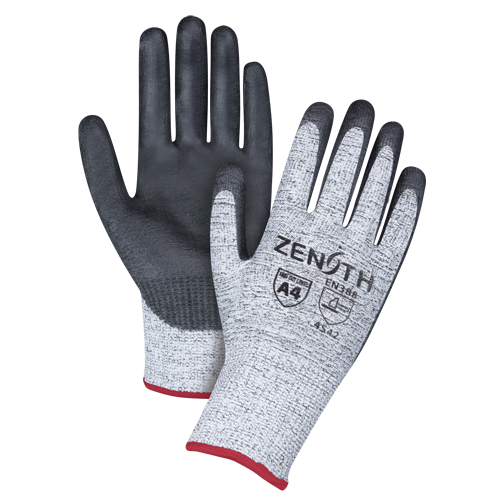 Gants &eacute;lastiques sans coutures r&eacute;sistants &agrave; la coupe, Taille Petit/7, Calibre 13, Rev&ecirc;tement Polyur&eacute;thane, Enveloppe en PEHP, ANSI/ISEA 105 niveau 4/EN 388 niveau 5 Pathway Supply LP