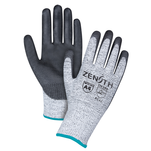 Gants &eacute;lastiques sans coutures r&eacute;sistants &agrave; la coupe, Taille T-Grand/10, Calibre 13, Rev&ecirc;tement Polyur&eacute;thane, Enveloppe en PEHP, ANSI/ISEA 105 niveau 4/EN 388 niveau 5 Pathway Supply LP