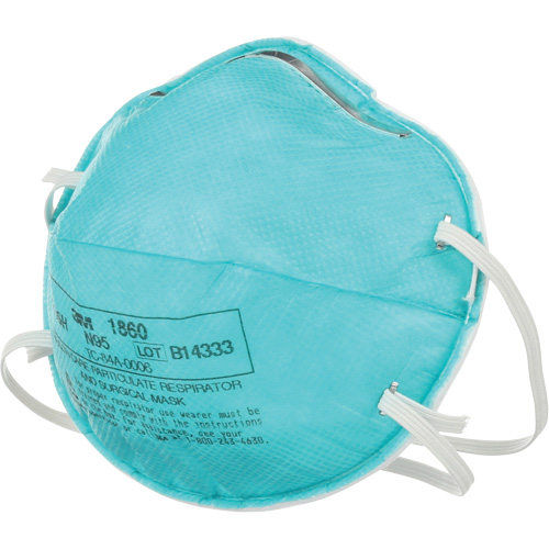 Respirateur 1860 contre les particules pour les soins de la sant&eacute;, N95, Certifi&eacute; NIOSH Pathway Supply LP