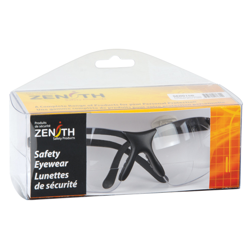 Z1800 Series Reader Safety Glasses, Anti-Scratch, Clear, 2.0 Diopter Pathway Supply LP