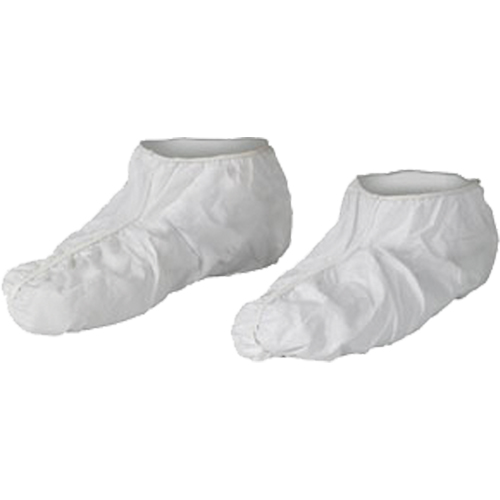 Couvre-chaussures Kleenguard A40, Moyen, Vinyle, Blanc Pathway Supply LP