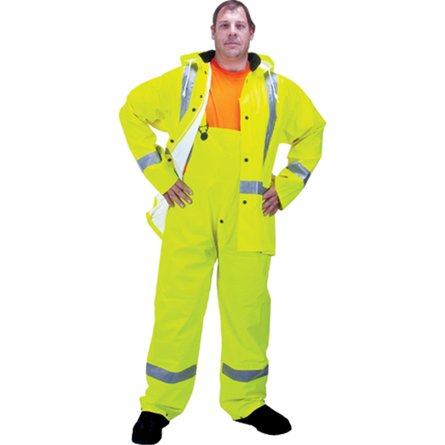 Imperm&eacute;able pour la circulation de premi&egrave;re qualit&eacute; RZ900, Polyester/PVC, Moyen, Jaune lime Pathway Supply LP