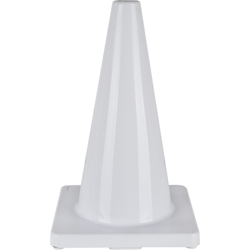 C&ocirc;ne de couleur pour la signalisation, 18", Blanc Pathway Supply LP