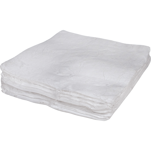 Premium Meltblown Sorbent Pads, Oil Only, 30" x 30", 50 gal. Absorbancy Pathway Supply LP