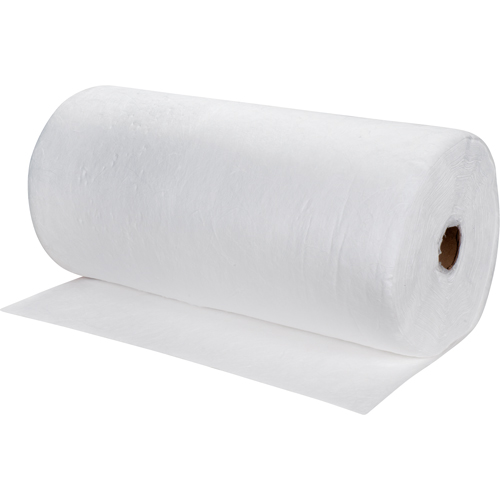 Premium Meltblown Sorbent Rolls, Mediumweight, 150' L x 30" W, 40 gal. Absorbancy Pathway Supply LP