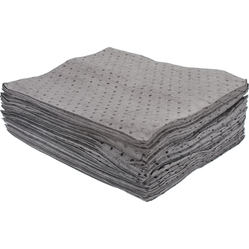 Premium Bonded Sorbent Pads, Universal, 15" x 17", 15 gal. Absorbancy Pathway Supply LP