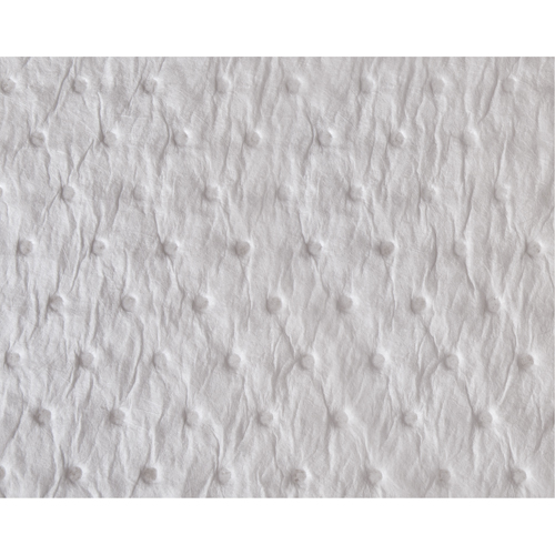 Feuilles absorbantes en fibres fines de premi&egrave;re qualit&eacute;, Huile seulement, 15" x 17", 25 gal. d'absorption Pathway Supply LP