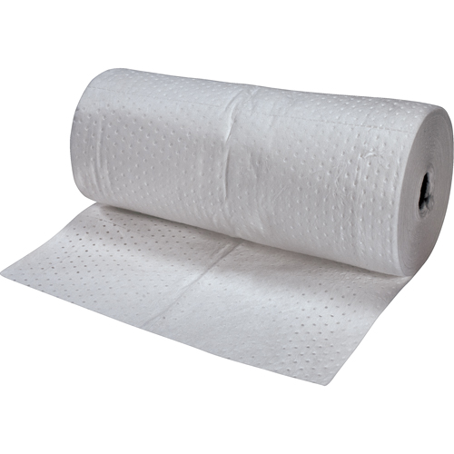 Feuilles absorbantes en fibres fines de premi&egrave;re qualit&eacute;, Poids moyen, 150' lo x 30" la, Absorption 40 gal. Pathway Supply LP