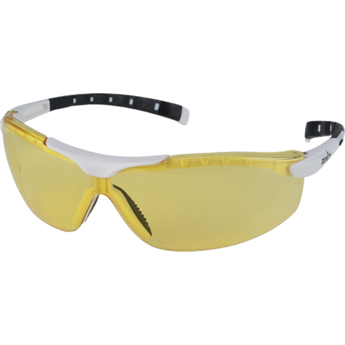 Lunettes de s&eacute;curit&eacute; s&eacute;rie Z1500, Lentille Ambr&eacute;e, Anti-&eacute;gratignures, R&eacute;pond ou surpasse la norme CSA Z94.3 Pathway Supply LP