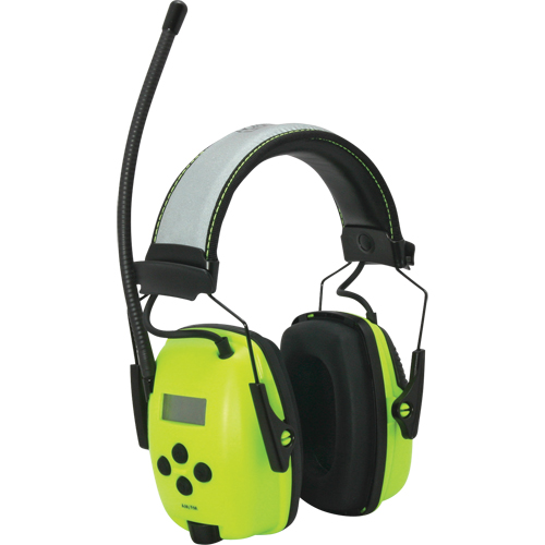 Howard Leight Sync Radio Hi-Visibility Earmuffs, Headband Style, 25 dB Pathway Supply LP