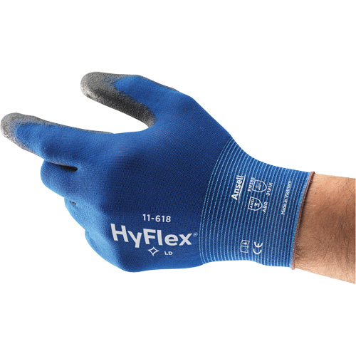 Gants Hyflex 11-618, 6, R&ecirc;vetement Polyur&eacute;thane, Calibre 18, Enveloppe en Nylon Pathway Supply LP
