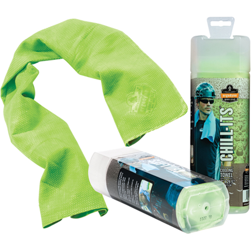 Chill-Its&reg; 6602 Cooling Towels, Hi-Vis Lime Pathway Supply LP