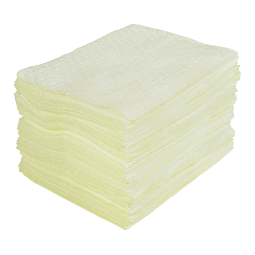 Premium Laminated (SMS) Sorbent Pads, Hazmat, 15" x 17", 30 gal. Absorbancy Pathway Supply LP