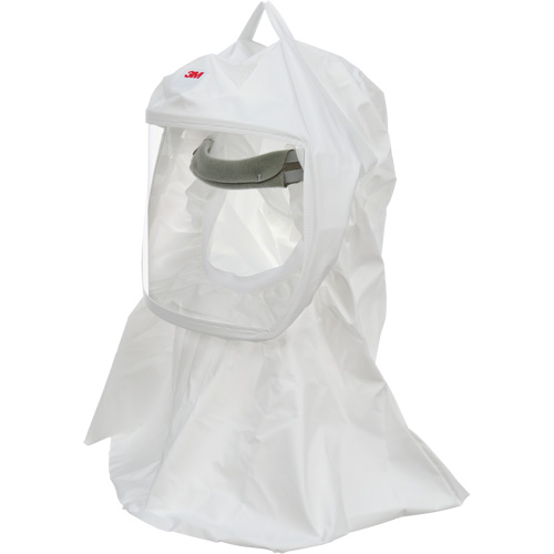 Cagoule Versaflo de haute durabilit&eacute; avec coiffe int&eacute;gr&eacute;e, Grand/Moyen, Coiffe souple, Bavette Simple Pathway Supply LP