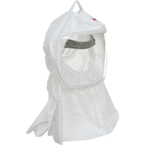 Cagoule Versaflo de haute durabilit&eacute; avec coiffe int&eacute;gr&eacute;e, Grand/Moyen, Coiffe souple, Bavette Simple Pathway Supply LP